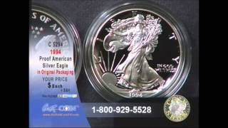 1994 Proof American Silver Eagle on Art and Coin TV