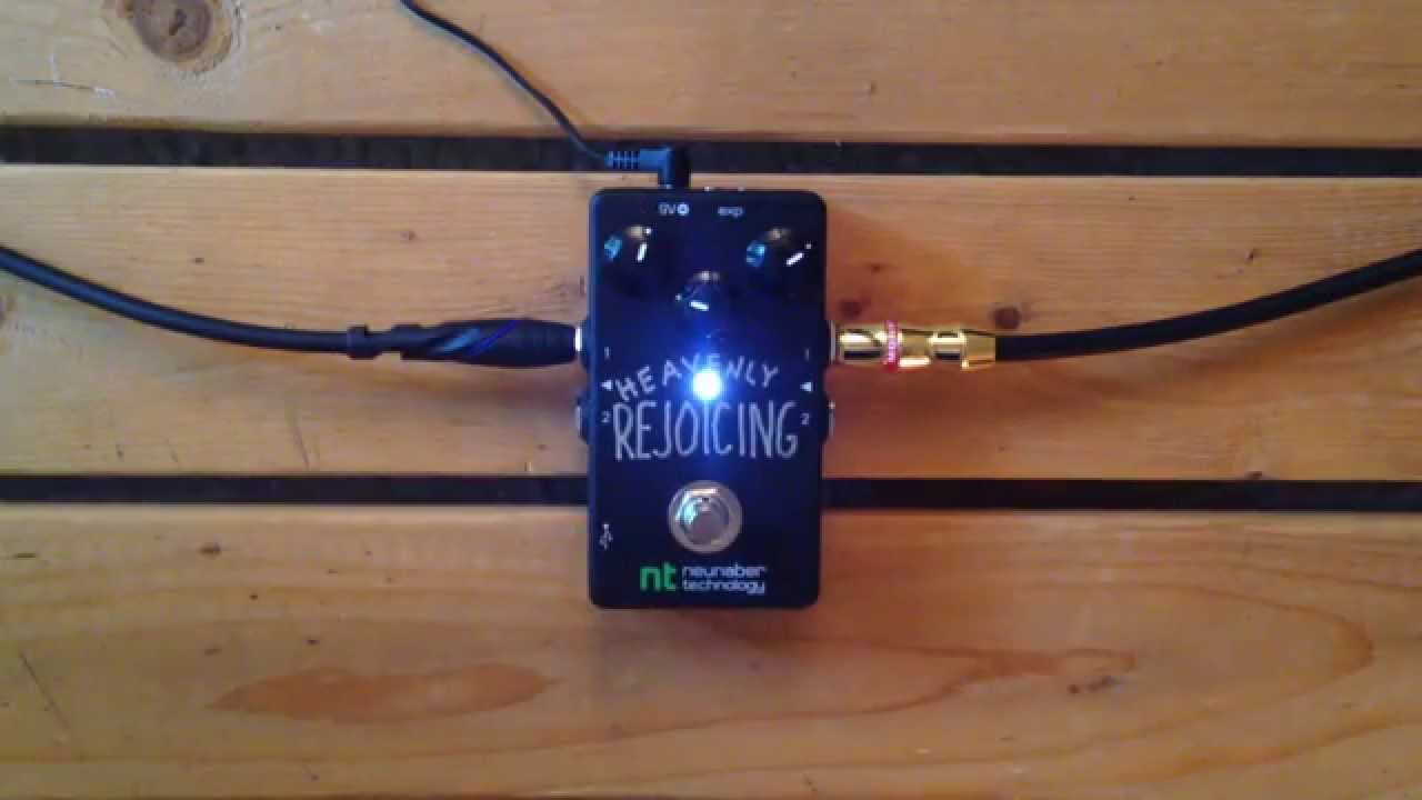 ギター neunaber EXP controller ExP Controller Pedal Demo - YouTube