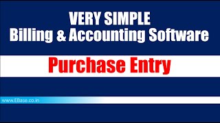 EBase | Purchase Entry | Billing & Accounting Software 02