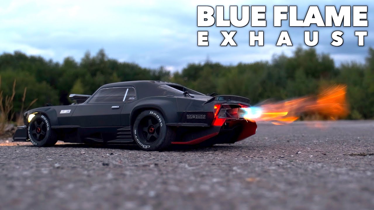 Fast & Furious RC Car Mod, Worlds First Blue Flame Exhaust Arrma