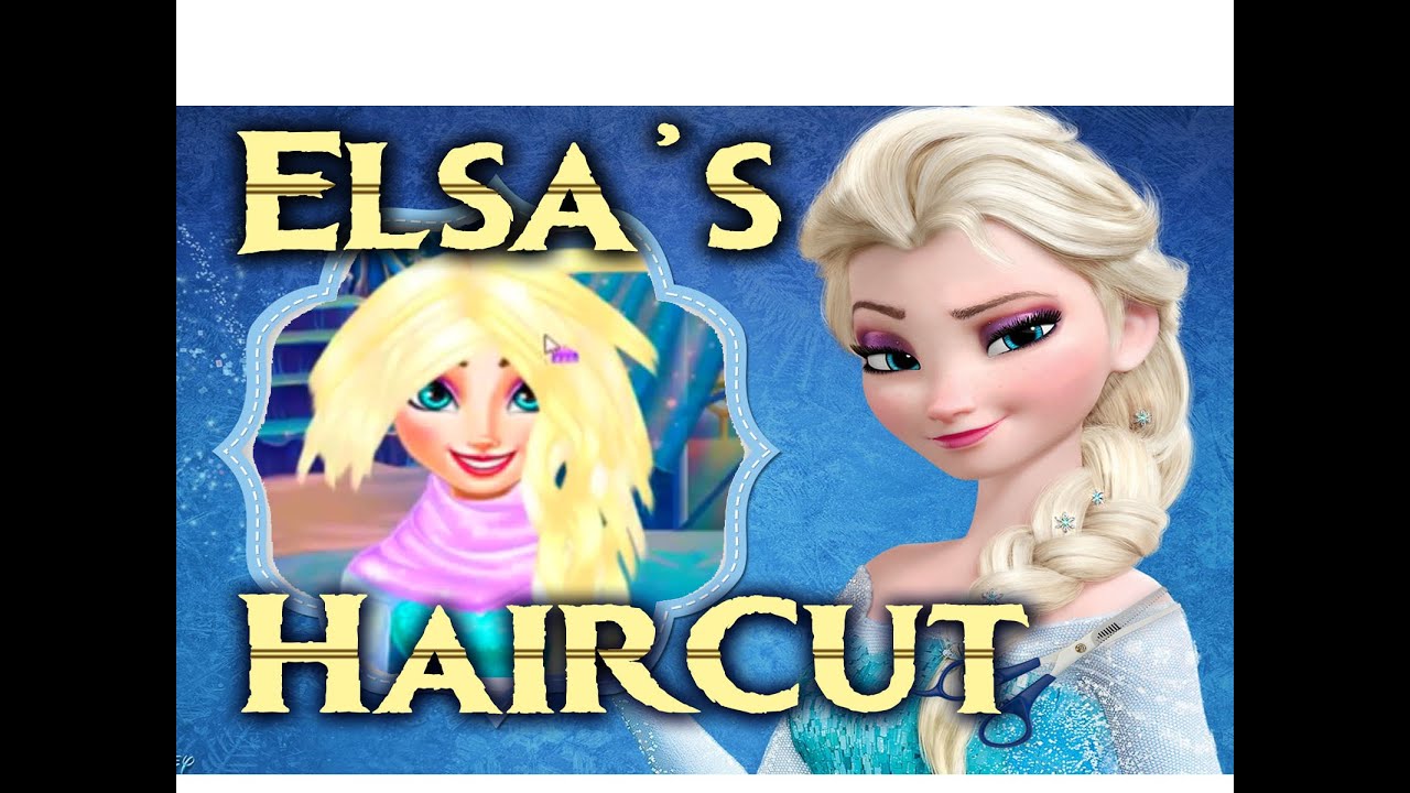 Disney frozen princess Elsa hair salon Games For Kids 1 YouTube