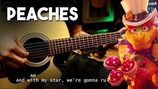 Peaches - Bowser (Jack Black) - GUITAR Cover Chords | Guitarra Acordes Christianvib