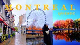 MONTREAL TRAVEL VLOG 🍂☕️🧸I old montreal, mount royal, crew collective, jean talon market, bagels!