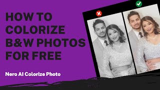How to Colorize B&W Photos For Free | Nero AI Colorize Photo Tutorial screenshot 4
