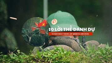 10 lời thề danh dự của quân đội nhân dân Việt Nam #bodoicuho