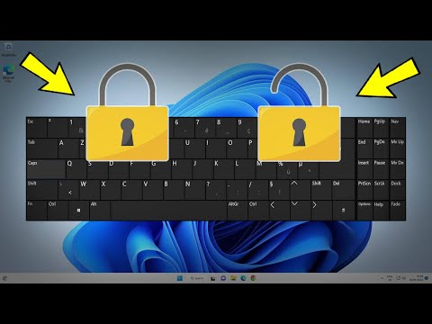 Как заблокировать и разблокировать клавиатуру в Windows 11/10/8/7 | Lock & Unlock Keyboard 🔒 / 🔓 ⌨️✅