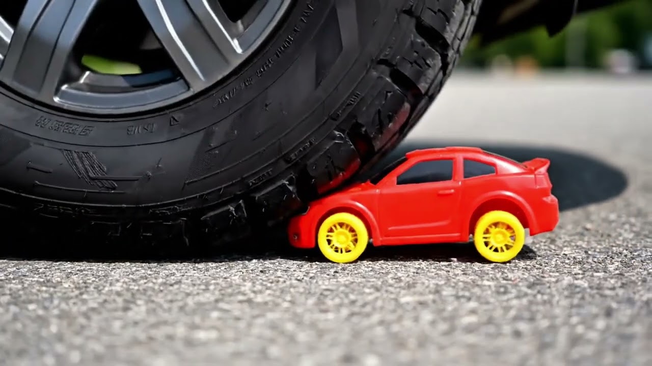 Crushing Crunchy & Soft Things by Car!EXPERIMENT CAR vs MARBLES CUBE