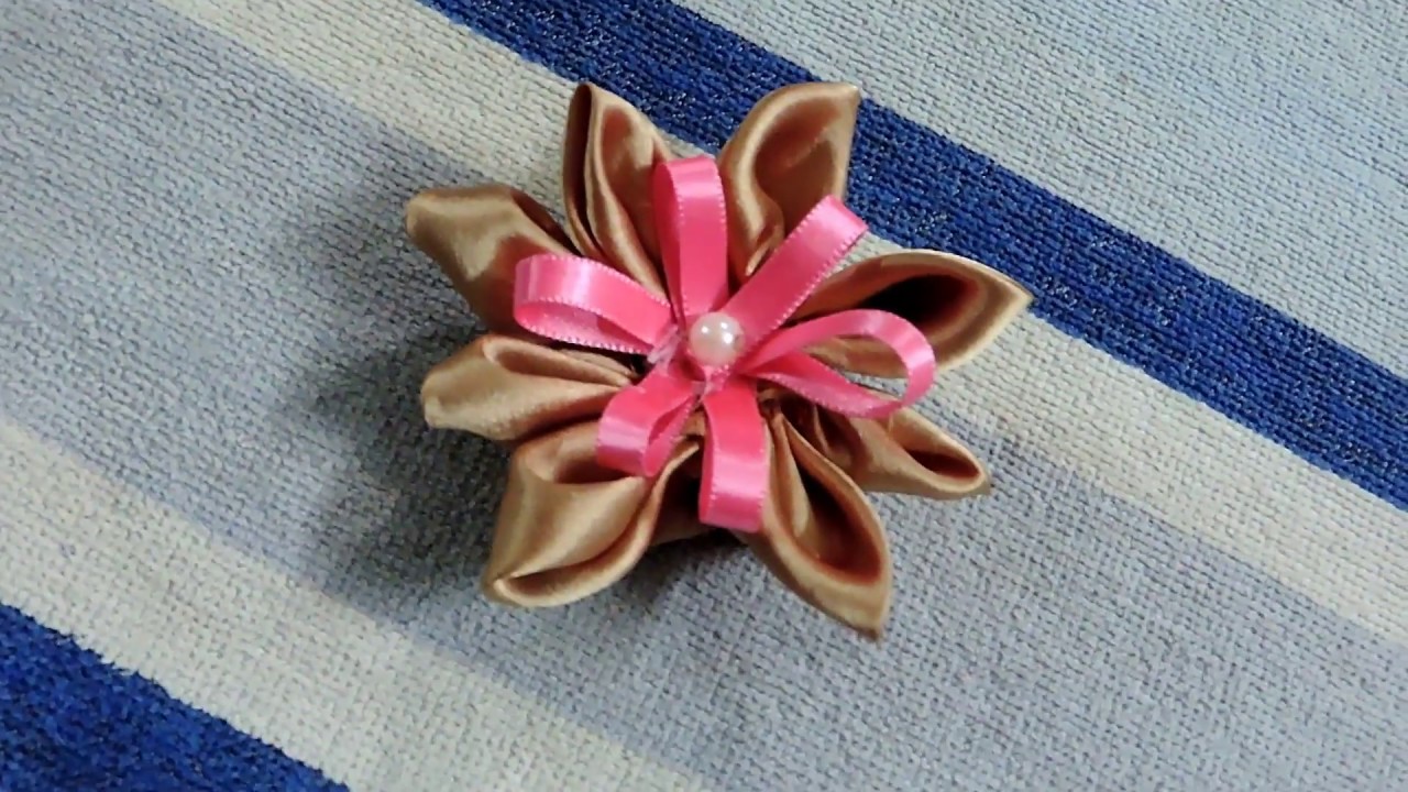 how to make leaf at home easy to make fabric flower YouTube