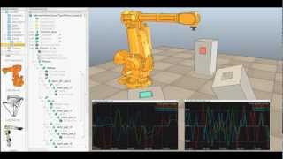 Celebrity Robotics Simulation: Reflexxes Motion Library type IV in V-REP Profile