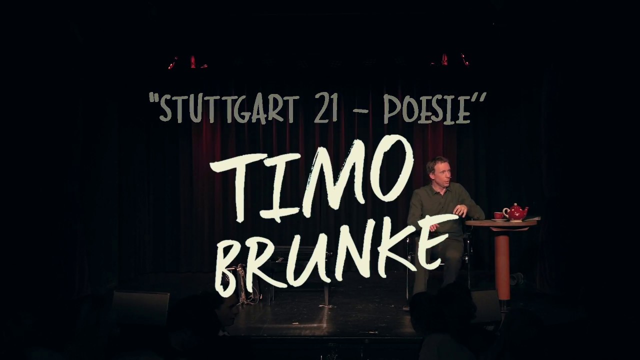 Timo Brunke: Stuttgart 21-Poesie