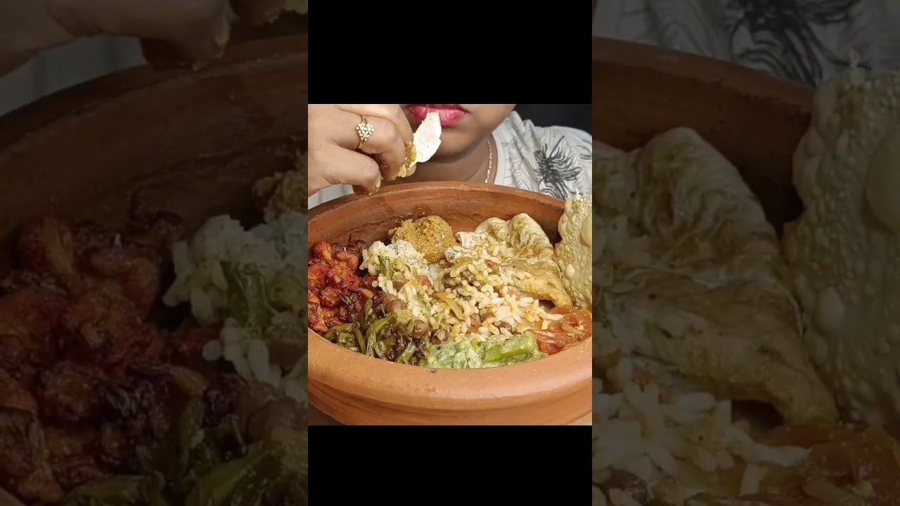 kerala special chatti choru🥘|mukbang eating