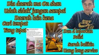 DILARANG BUKA TENDA SEMBARANGAN DIGREBEK PETUGAS ² BALIKIN UANG LONG SERVICE #tkw 