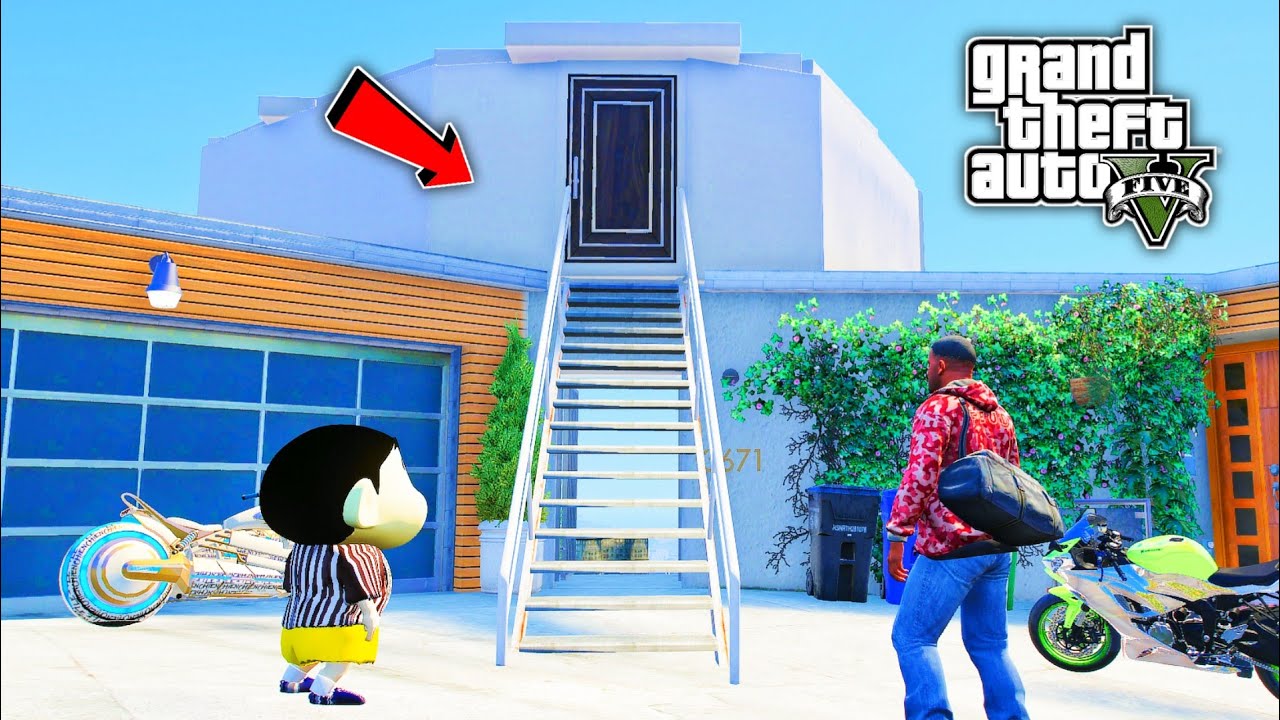gta-5-shinchan-and-franklin-found-secret-bike-garage-inside-franklin
