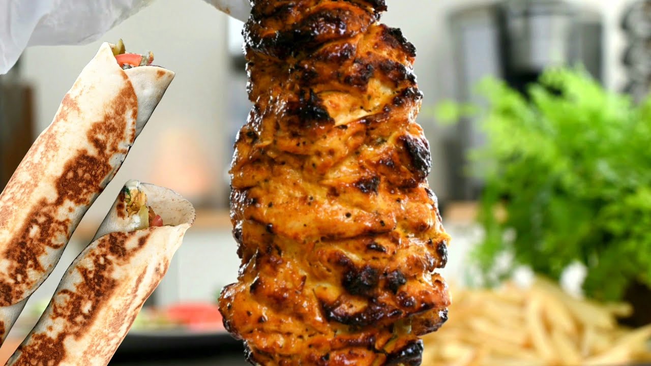 Куриная шаурма всегда вкусна в этом простом виде!