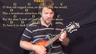 The Old Rugged Cross - Mandolin Cover Lesson in G with Chords/Lyrics chords