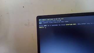 Map boot error on chuwi