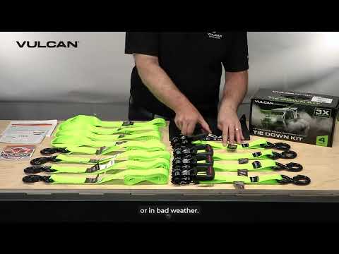 Vulcan Car Tie Down Kit