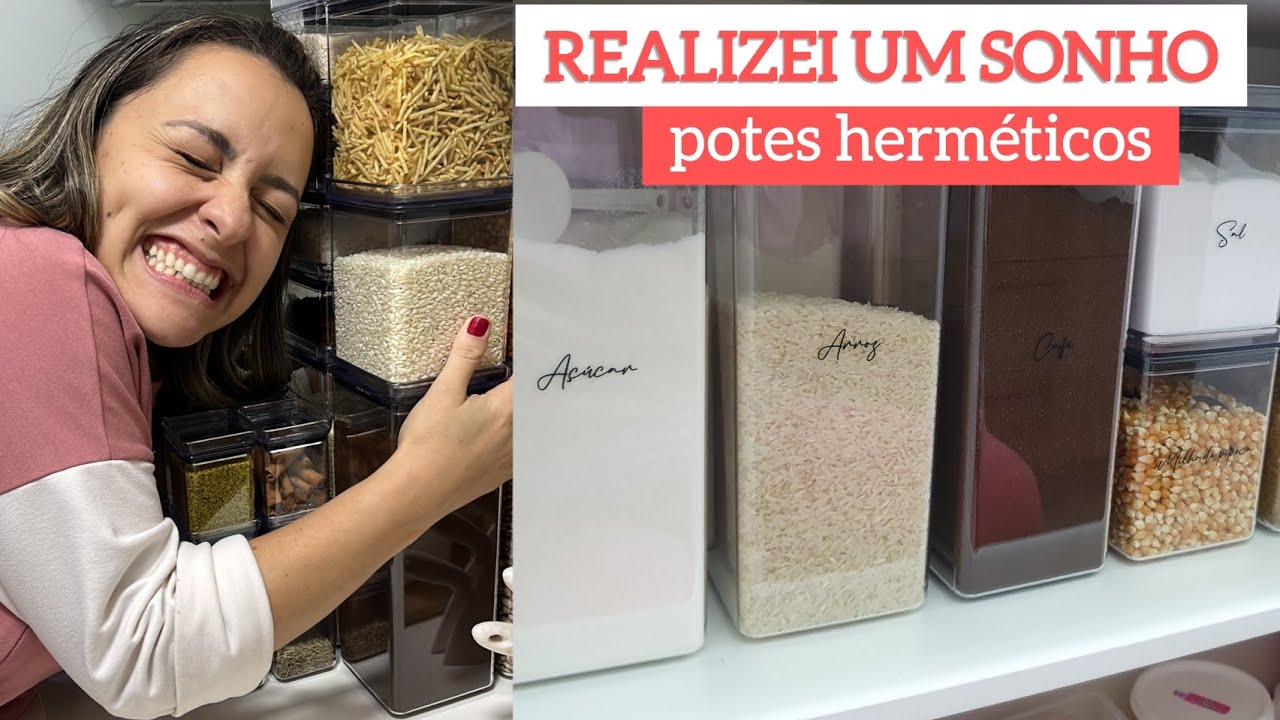 PRESENTE DE DIA DAS MÃES, TUDO SOBRE OS POTES HERMÉTICOS DA PARAMOUT | Nosso Apê 32B