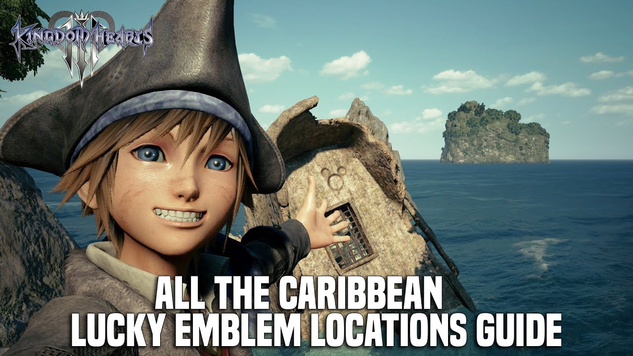Kingdom Hearts 3 The Caribbean Lucky Emblem Locations (Mickey Emblem