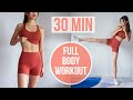 BEST 30 MIN FULL BODY FAT BURN WORKOUT (with No Jumping Options) #EmiTransform