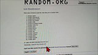 Competencia de Trompos #7 Sorteo Octavos de Final