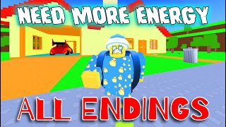 ⚡NEED MORE ENERGY⚡ - All Endings [ROBLOX]