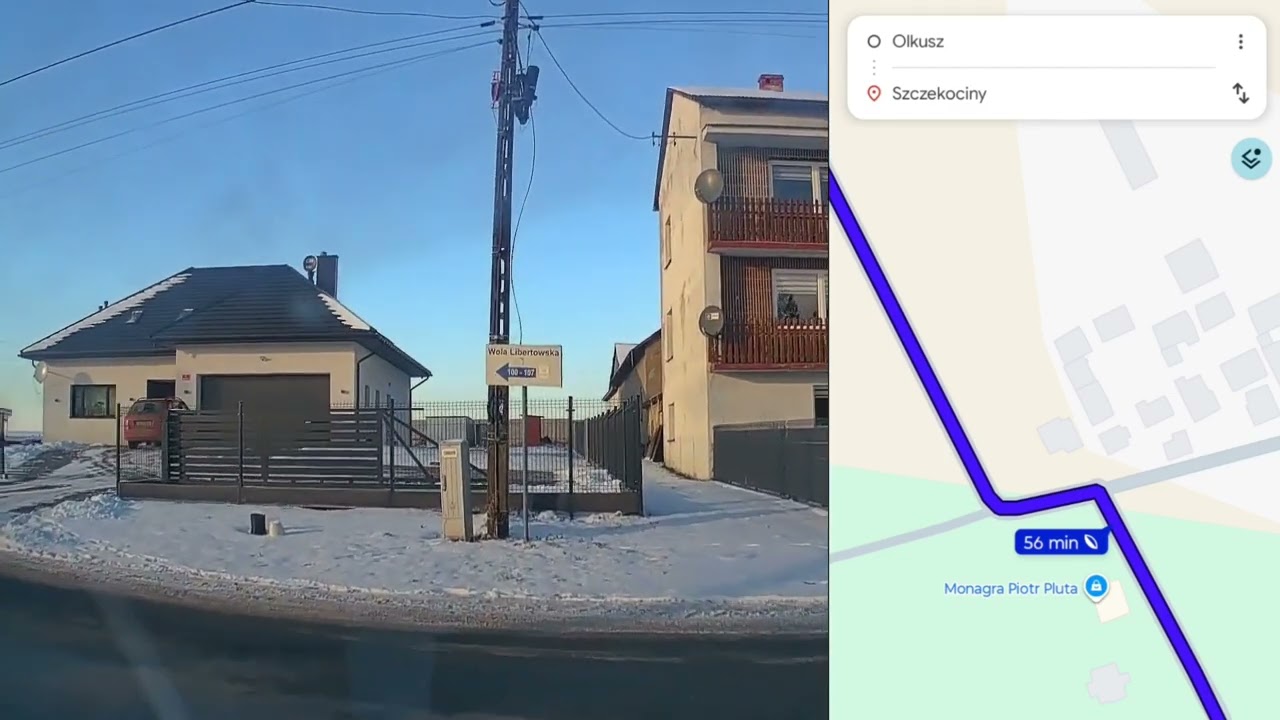 Google Maps wprowadza w błąd w Woli Libertowskiej 