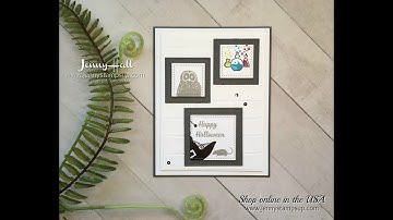 Revisiting a previous card design for a fresh project using Stampin Up products with Jenny Hall