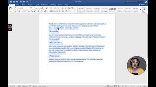 How to navigate in Moodle's discussion forum