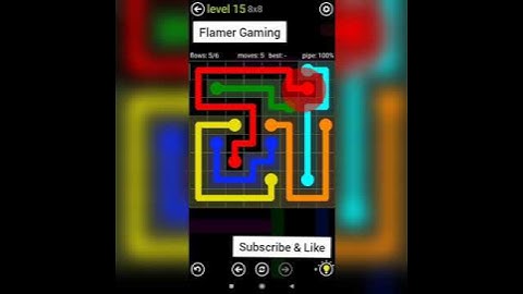 Flow Free || Extreme Pack || 8x8 || Level 11 To 20 Gameplay