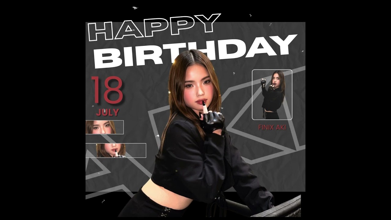 Happy Birthday Aki! 🎂💣 #FINIX