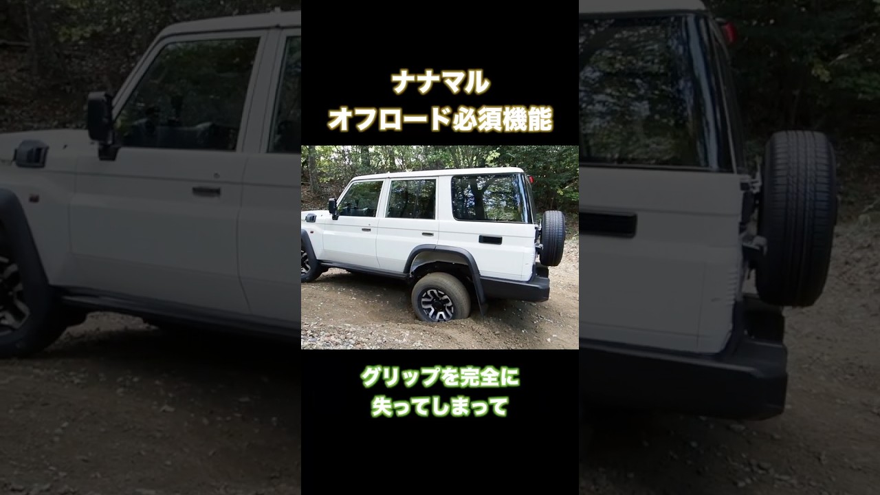 過酷な路面でも力強く走破するランクル70の圧倒的走破力!