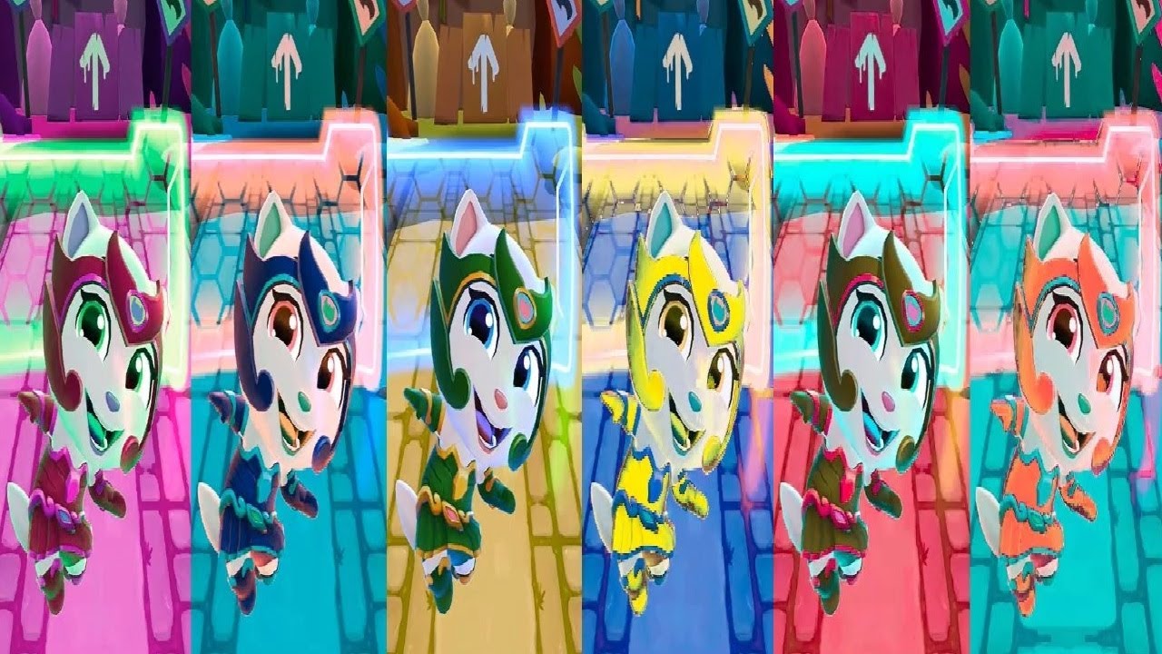 Colors Reaction Talking Tom Hero Dash  NEW UPDATE Superhero ANGELA New Outfit Unlocked Gameplay