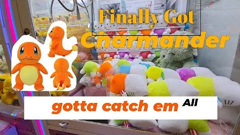 How to Win Charmander Claw Machine Arcade Game Papubbit Finallyy!!!