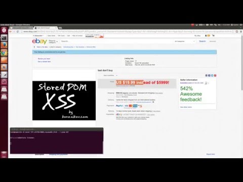 Persistent DOM XSS on ebay.com (fixed)