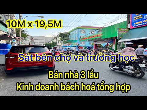 Video Bán nhà mặt tiền sát bên chợ và trường học | Gần Thủ... - youtube