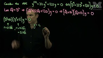 Constant Coefficient ODEs: Example 1 with Distinct Complex Roots