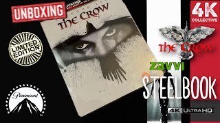 The Crow 4K UltraHD Bluray Zavvi exclusive steelbook Unboxing