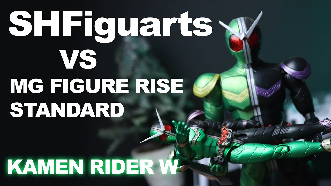 REVIEW SHF VS MG FIGURE RISE STANDARD KAMEN RIDER W!! KOK BAGUS YA ...