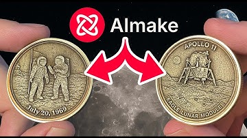 Using AImake from xTool to create a Brass Challenge Coin from scratch