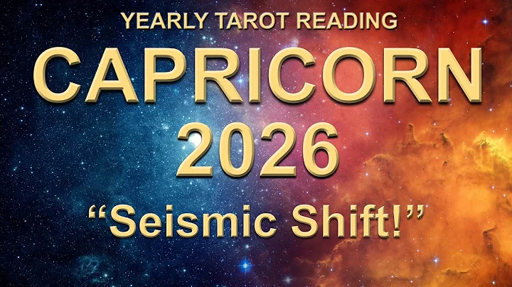 CAPRICORN 2026 YEARLY TAROT READING - Powerful Year Ahead Forecast | 2026 Tarot Forecast ✨