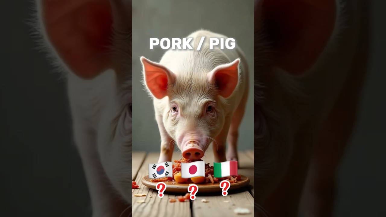 Amazing Pig Facts | 3 Languages: Korean, Japanese, Italian 