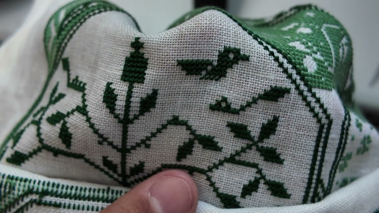 Flosstube Extra: Let's stitch some birds!  ASMR Stitch with me (no talking) - Fruits of Plenty