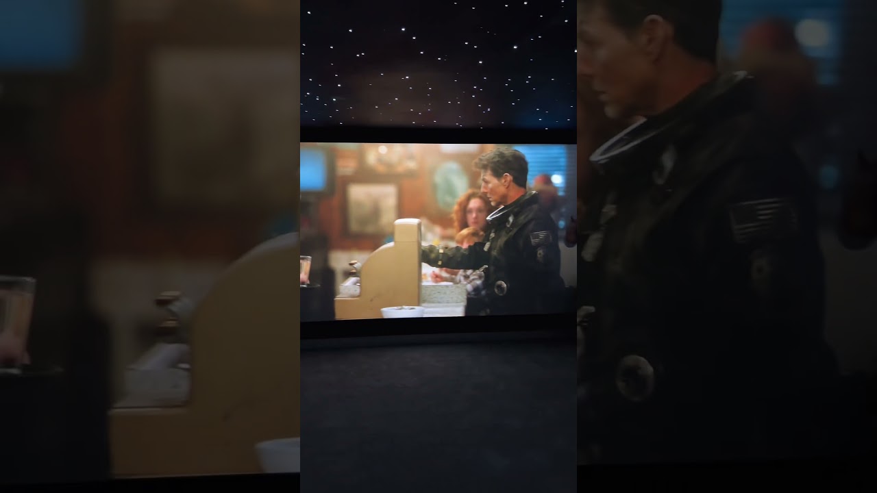 BIGGER IS BETTER! 210-Inch CinemaScope Movie Screen