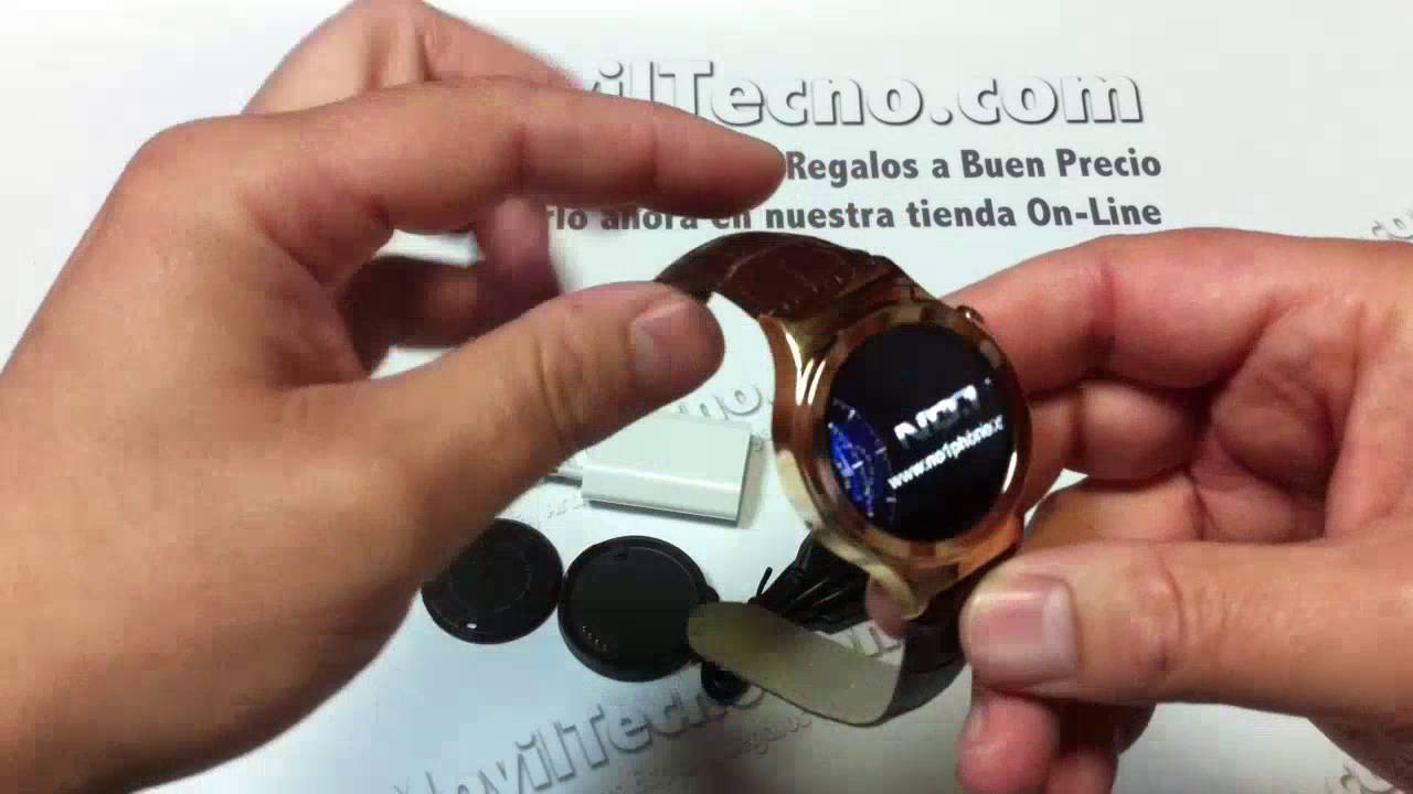 Reloj de pulsera con telefono independiente - MovilTecno.com - YouTube