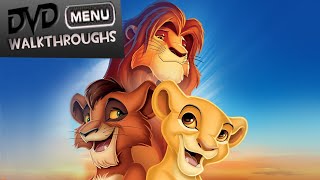 The Lion King Ii Simbas Pride 1998 Dvd Menu Walkthrough