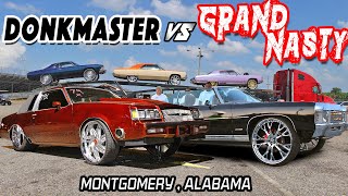 DONKMASTER VS GRAND NASTY TURBO REGAL  Z06 DONK, BLACK BLUR  Montgomery , AL Donk Racing