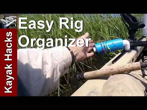 Kayak Tackle Storage Ideas - Fishing Kayak Setup 