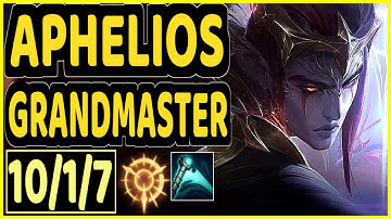 AFM (APHELIOS) - 10/1/7 KDA GAMEPLAY - EUW Ranked GRANDMASTER