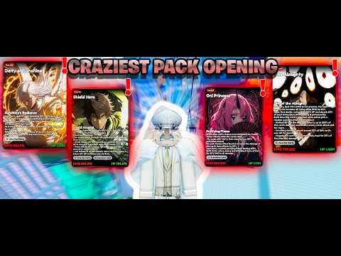 OPENING 700 MILLION PACKS IN ROBLOX ANIME CARD CLASH!
